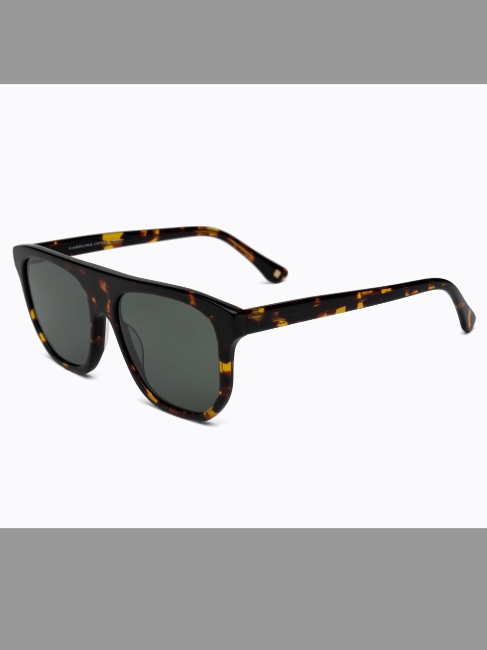 Carolina Lemke Men's Tortoiseshell Sunglasses - Brown Lenses